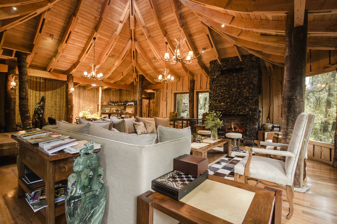 Magical Waterfall Hotel In The Unexplored Patagonia Rainforest Of Magical Waterfall Hotel In The Unexplored Patagonia Rainforest Of Chile