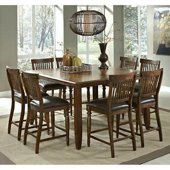 Arlington 9Piece Counterheight Dining Set Dining Room Awesome Dining Room Sets Costco Decorating Design Arlington 9Piece Counterheight Dining Set Dining Room Mesmerizing Dining Room Sets Costco Design Inspiration