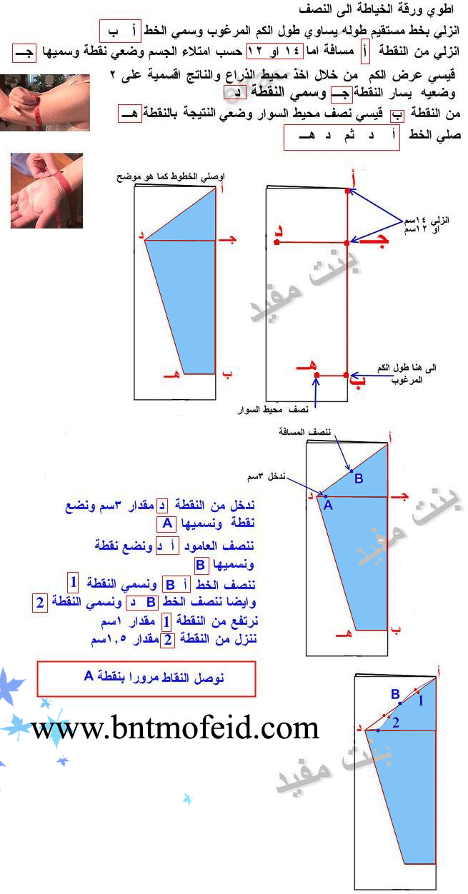 Pin By T Boud On فن الخياطة Blouse Pattern Sewing Pattern Drafting Sleeves Pattern