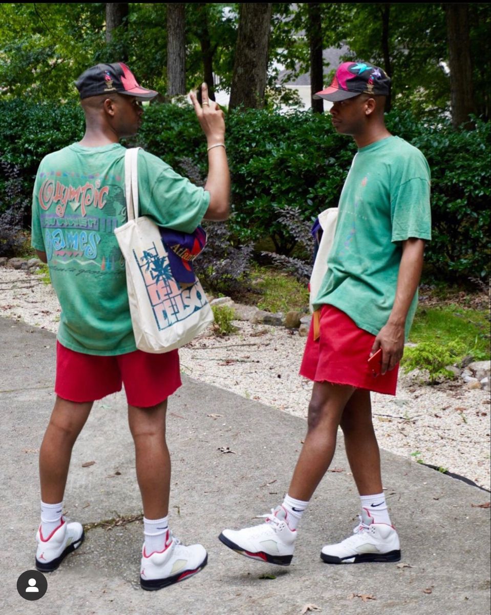 Going to the1996 olympics. IG Peez o Jordan 5 outfit Air jordan 5 retro outfits Retro 5 jordans outfit