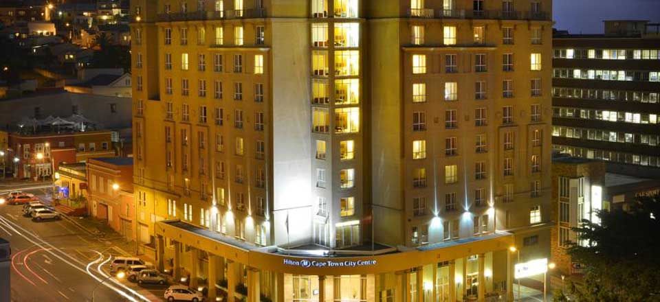 Hilton City Centre | Located less than 1 km from the International Convention Centre and bordering the historical Bo-Kaap | The spacious and modern, air-conditioned guest rooms come with laptop-size safety boxes and tea/coffee facilities. Book Now. Click on photo. #capetownhotels Cape Town Accommodation, Cape Town Hotels, Best Hotel Deals, Best Hotels, V&a Waterfront, Table Mountain, Hotel Price, Hilton Hotel, Western Cape