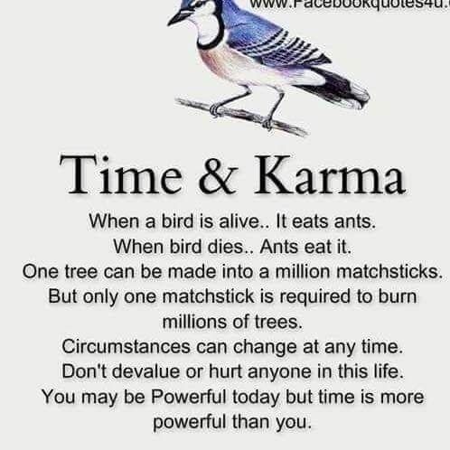 Time and karma Time and karma