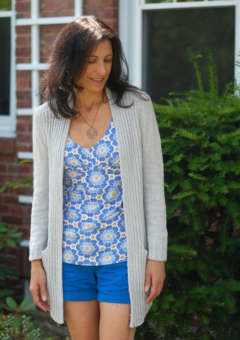 Вязание спицами кардигана Mixed Cardigan Вязание спицами кардигана Mixed Cardigan