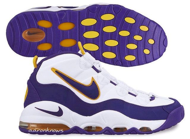 nike air uptempo lakers