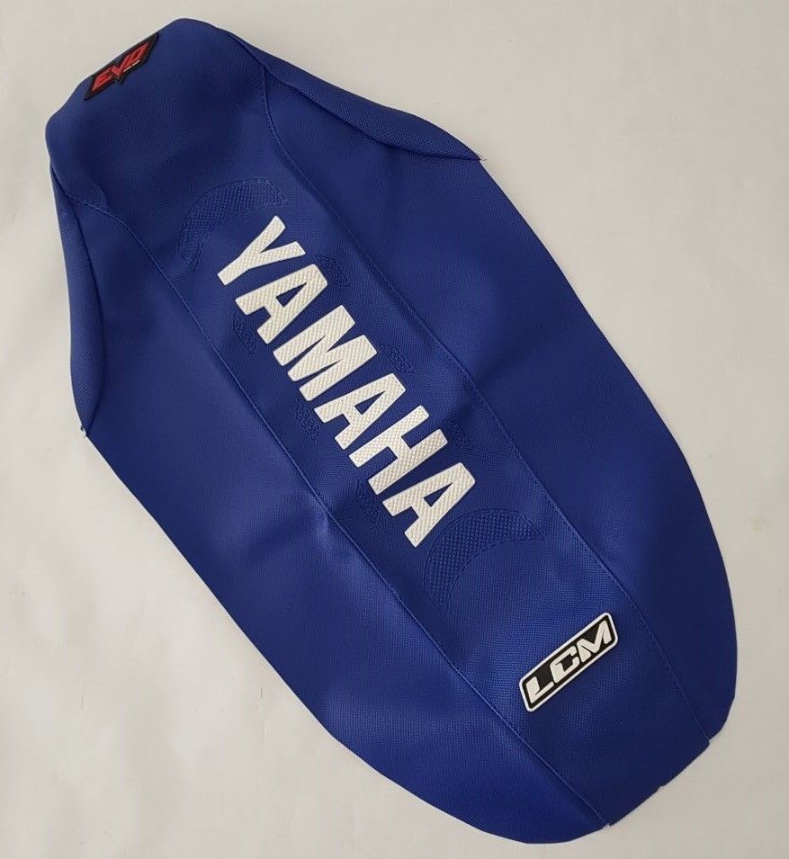 YAMAHA YFZ450 YFZ 450 BLACK BLUE SEAT COVER ULTRAGRIPP RUBBER SHIPPING WORLDWIDE