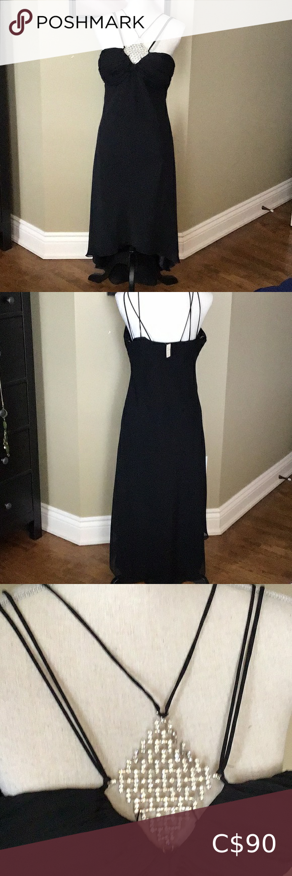 Joseph Ribkoff black dress | Chic black dress, Dress size chart women