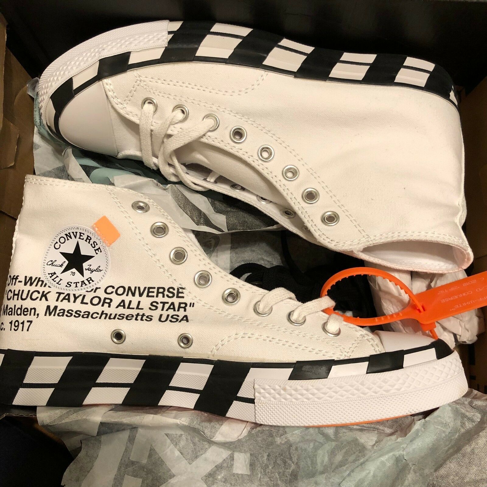 OFF WHITE x Converse Chuck Taylor All Star 70 Hi Size 9 | Chuck taylor  shoes, Converse, Converse chuck taylor