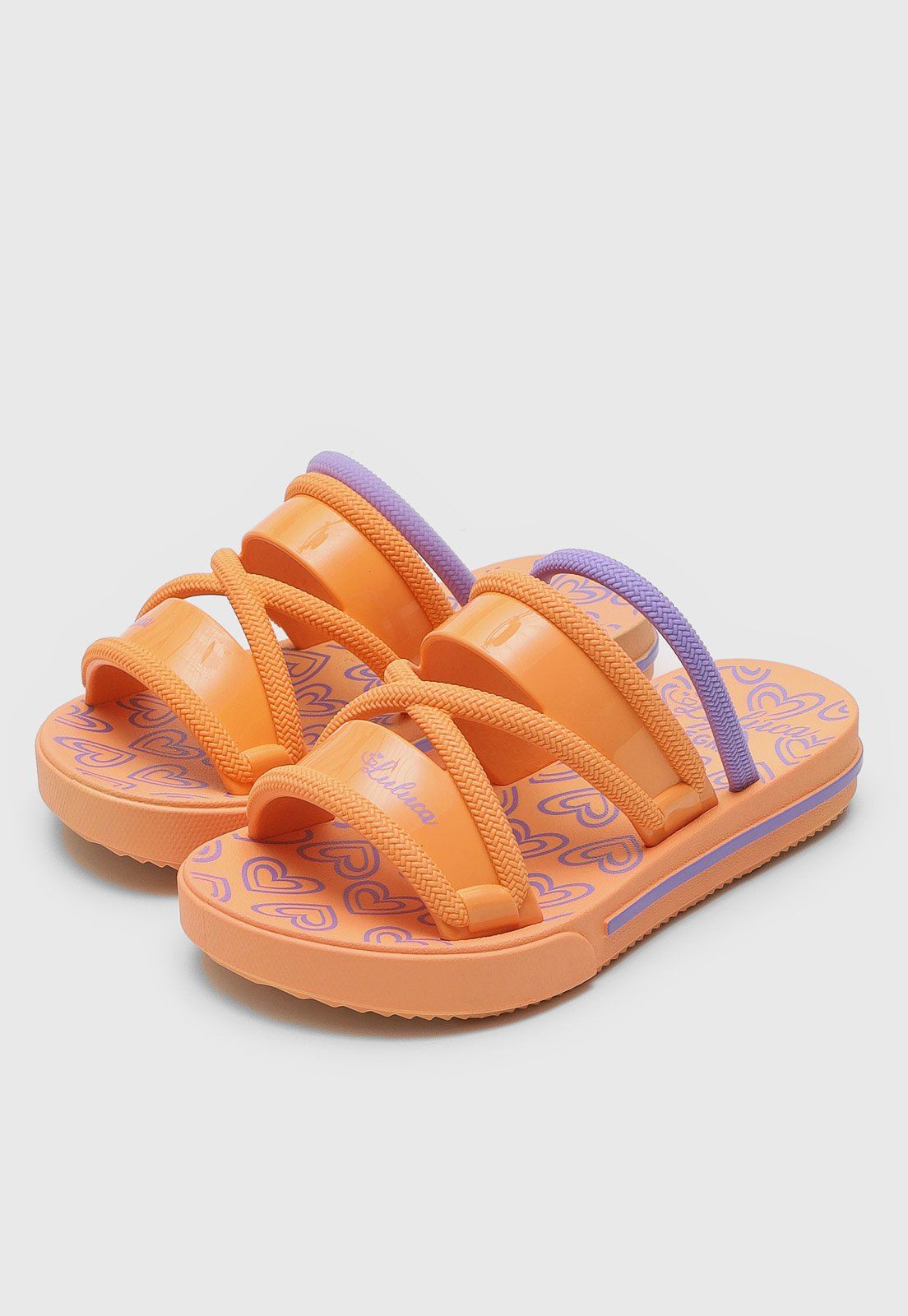 Rasteira Grendene Kids Infantil Luluca Laranja/LilásCaracterísticas: Possui estampa decorativa e tiras em vernizCONFORTO E Segurança: Os calçados são peças essenciais, e a escolha do modelo deve levar em consideração o conforto oferecido, a segurança e mobilidade que ele proporciona para os pezinhos em desenvolvimento.ESTILOSO E Cruelty-Free: Os materiais sintéticos são produzidos a partir de compostos químicos, sendo uma ótima alternativa para quem deseja dispensar o uso de produtos de origem a Sandals, Free, Shoes, Fashion, Overhead Press, Orange, Creature Comforts, Products, Model