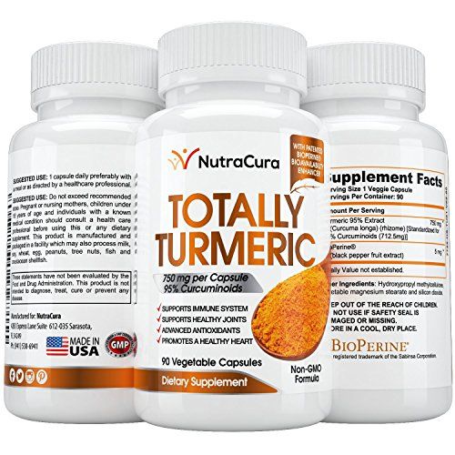 nutracura turmeric curcumin with bioperine joint pain relief reduce nutracura turmeric curcumin with bioperine joint pain relief reduce chronic inflammation improve memory 15x strength 90 x 750 milligram capsules 3 months