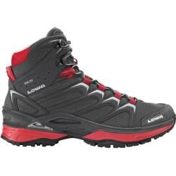 Lowa Herren Leichtwanderschuhe Innox Gtx Mid, Größe 47 in Graphit/Rot, Größe 47 in Graphit/Rot Lowa
