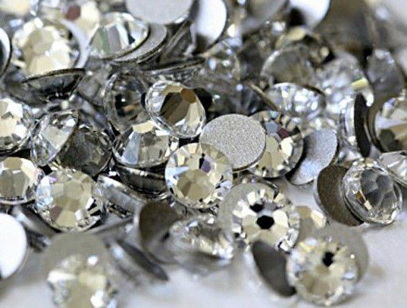 1440 5mm Ss20 non hotfix clear JEWEL acrylic Champagne RHINESTONE Bead
