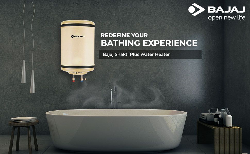 Bajaj Shakti Plus Storage 25 Litre Vertical Water Heater Ivory Review Water Heater Shakti Water Geyser