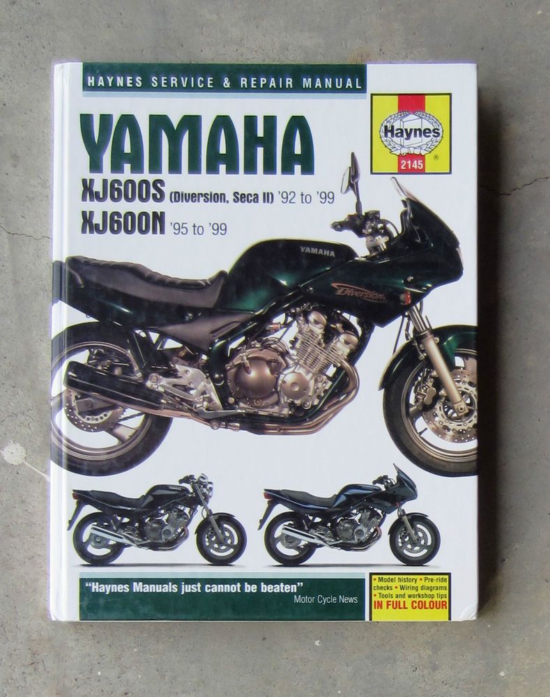 YAMAHA XJ600 - Workshop Repair Service Haynes Manual XJ 600 DIVERSION SECA XJ6 #Haynes #
