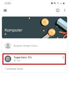 cara hapus komentar pribadi di google classroom