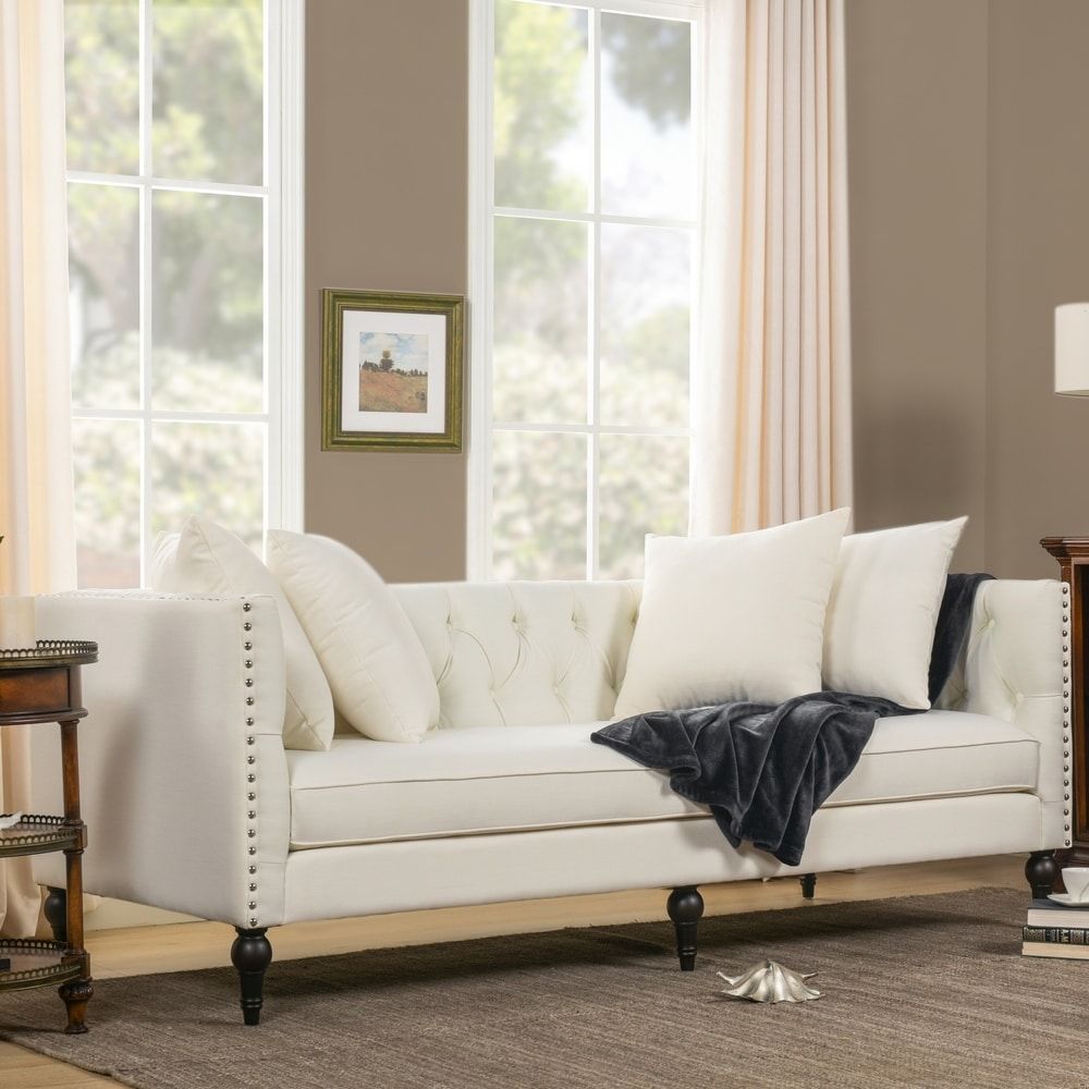 Jennifer Taylor Stanbury Tuxedo Sofa Star White In 2020 Jennifer Taylor Stanbury Tuxedo Sofa