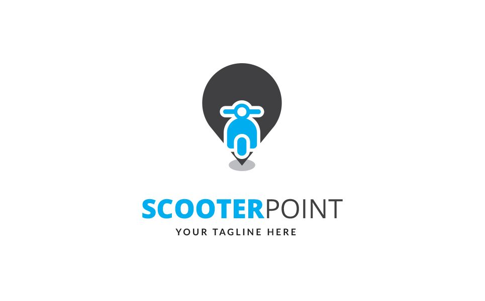 scooter point logo template 68450 logo templates logo point theme
