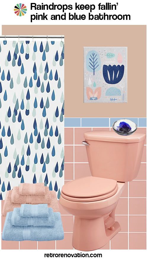13 Ideas To Decorate A Pink And Blue Tile Bathroom Chang Pink And Blue Bathroom Idea