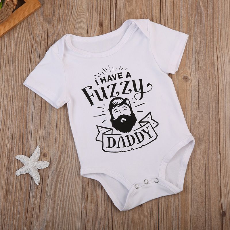 Short Sleeve Cotton Rompers for Baby Boys and Girls Soft Vintage Style Moose Silhouette Playsuit