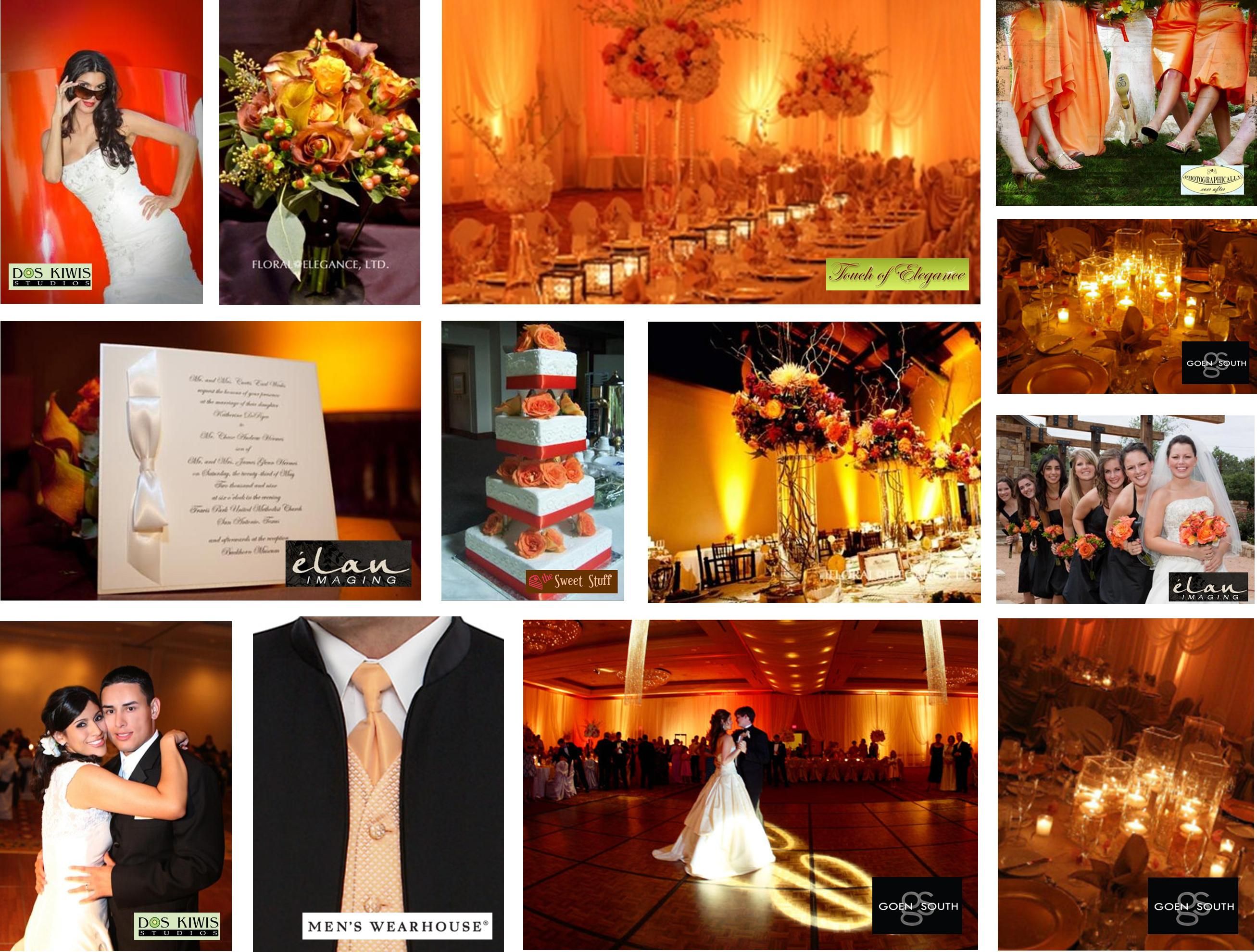 Orange Color Scheme Wedding Pinterest Orange Color Scheme Wedding Themesorange