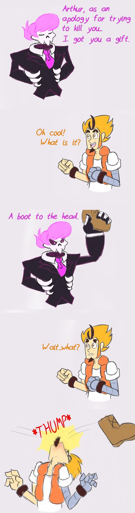 Lewis S Apology By Katzy Mystery Skulls Comic Funny Art Mystery