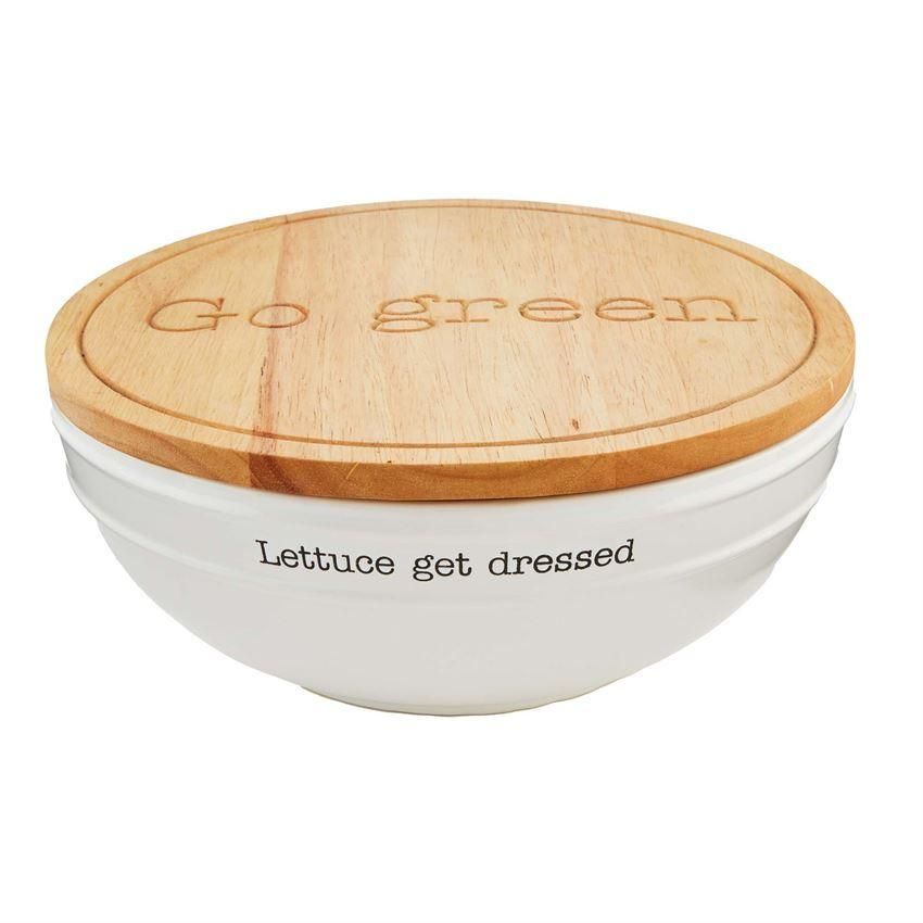 Salad Bowl & Lid Set