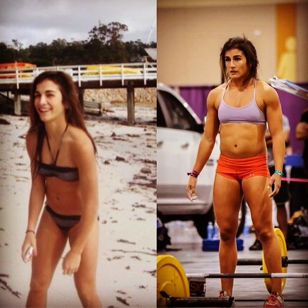 Lauren Fisher Before: 15 Years Old 110lbs. 