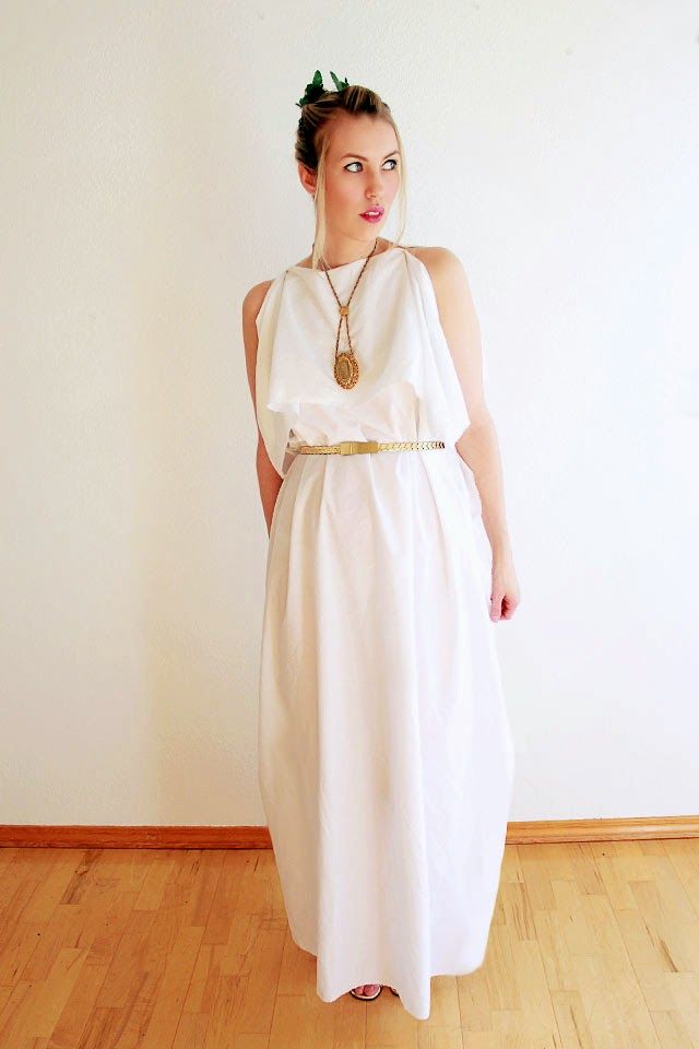 Wear The Canvas Easy Last Minute Costume Greek Goddess