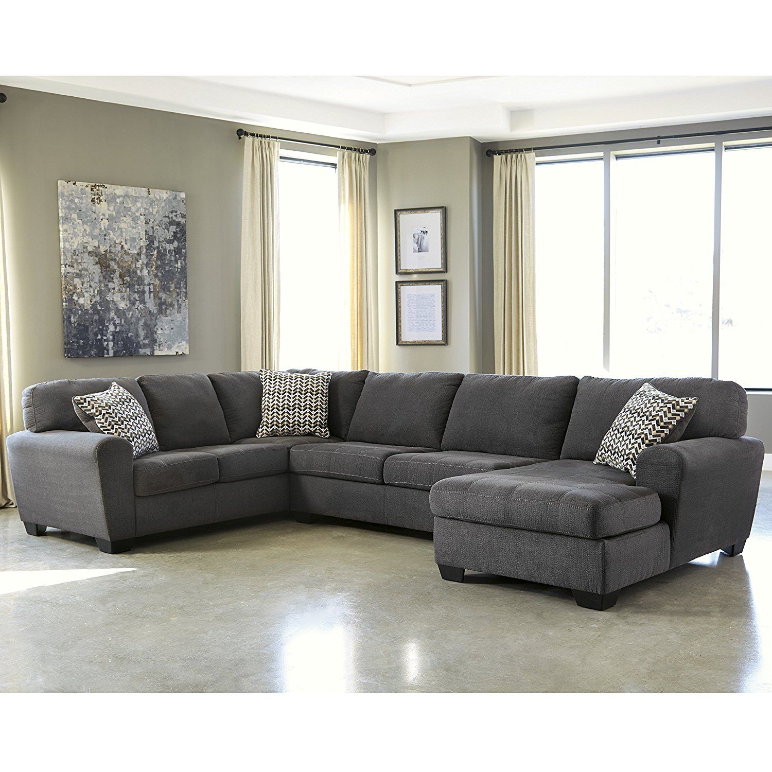 Amazon Com Flash Furniture Benchcraft Sorenton 3 Piece Laf Sofa
