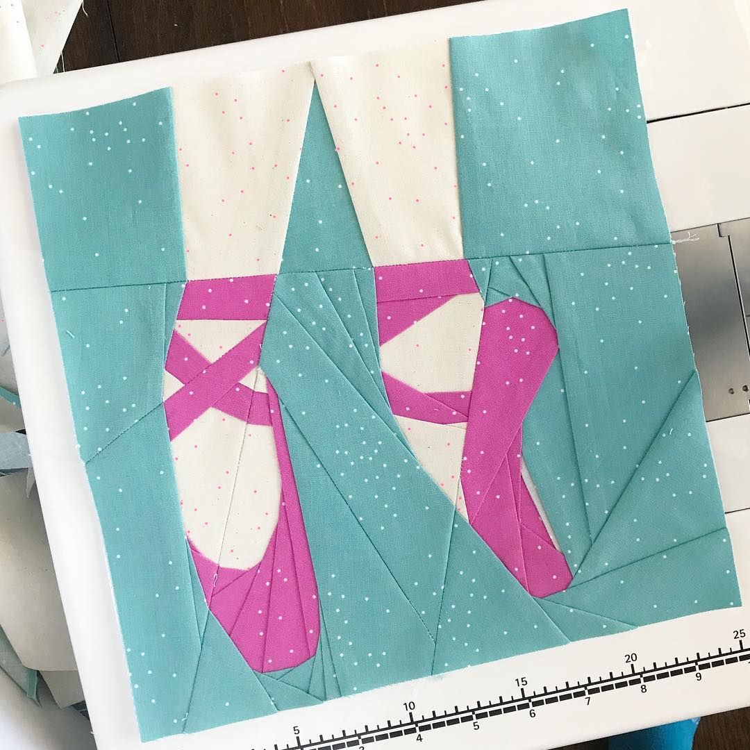ballet shoes with blocks
