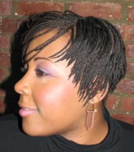 Side View Micro Braid Pixie Hair And Beauty Pinterest Pixies Side View Micro Braid Pixie