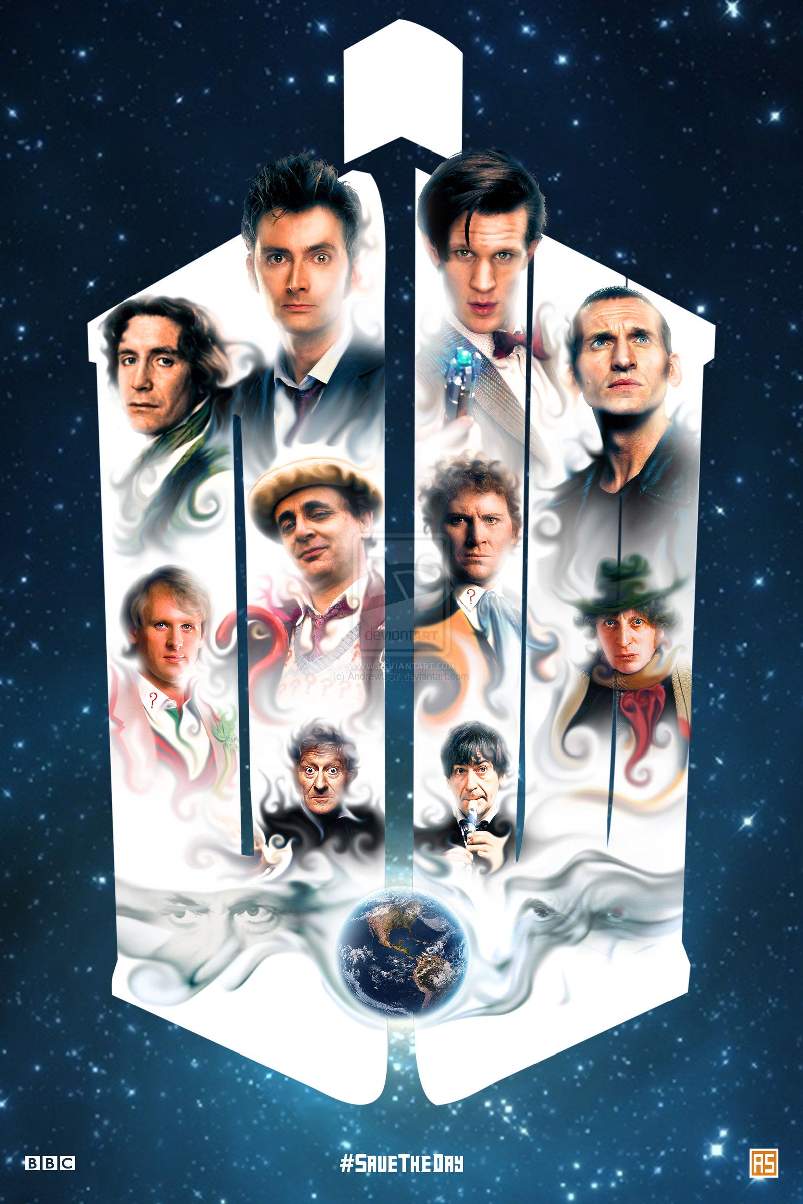 SCIENCE FICTION POSTER Doctor Who Collage