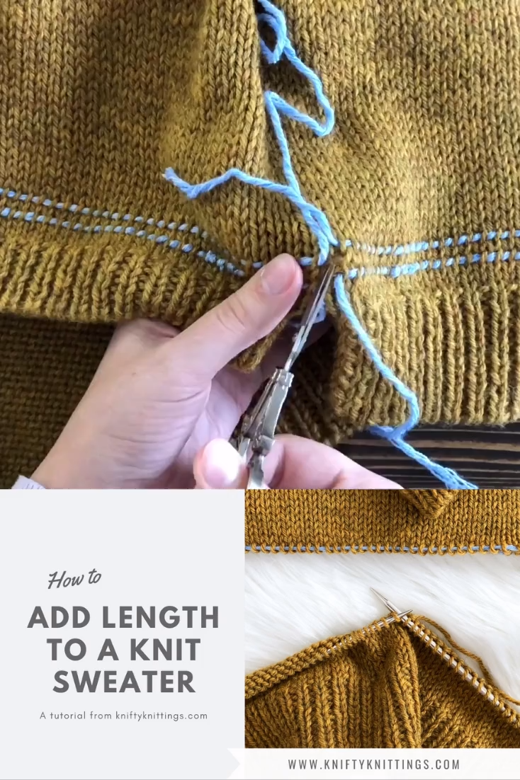 How to Add Length to a Knit Sweater