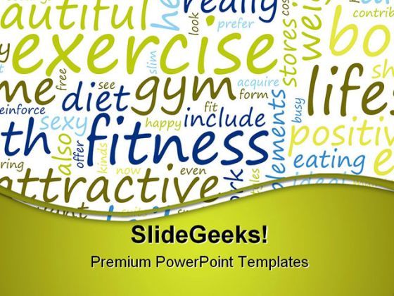 health and fitness powerpoint template healthy lifestyle wellness powerpoint templates