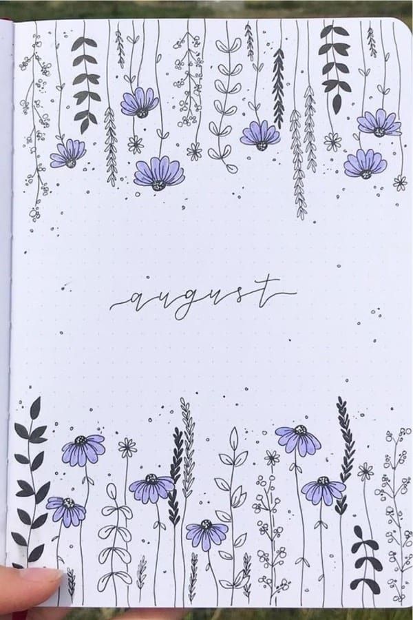 Looking for the perfect spring or summer bullet journal cover spread?! Check out these 20+ awesome flower themed cover page ideas for inspiration to make your own! Bullet Journal Design Ideas, Bullet Journal Cover Ideas, Bullet Journal Lettering Ideas, Bullet Journal Ideas Pages, Bullet Journal Inspiration, Bullet Journal Month Page, February Bullet Journal, Bullet Journal Monthly Spread, Bullet Journal Yearly Overview