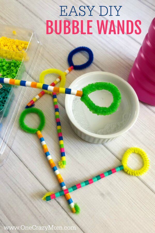 Diy Bubble Wand Learn How To Make A Bubble Wand Homemade