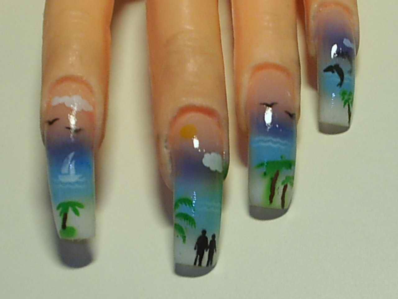 Airbrush Nail Designs Pictures Pinterest Airbrush Nail Designs Pictures