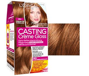 Casting Creme Gloss 734 Blütenhonig Von L Oréal Paris Cabello Color Cobrizo Pelo Rojo Cabello