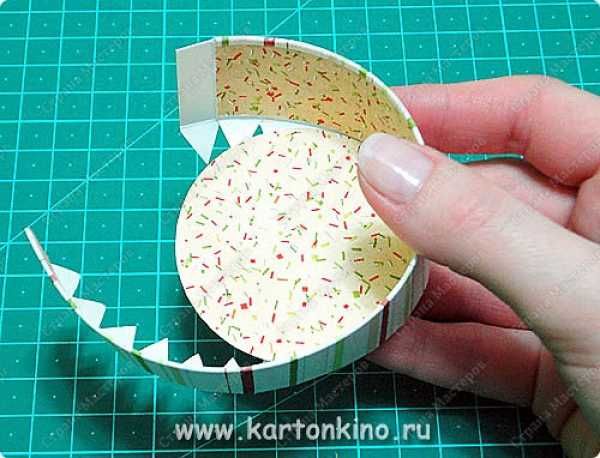 Как сделать круглую коробку из картона схема фото 281