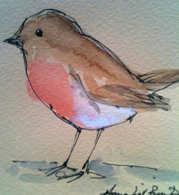 Bird Watercolor Paintings Simple - Bird Watercolor