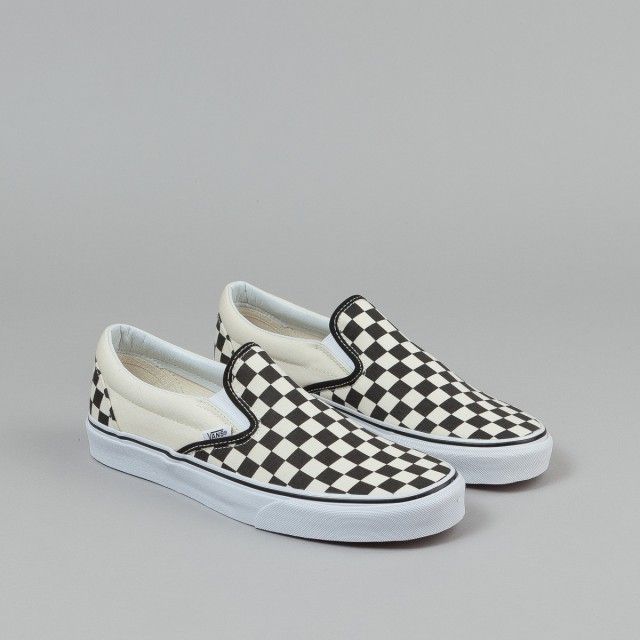 vans classic slip on black white checkerboard vans classic slip on black white checkerboard