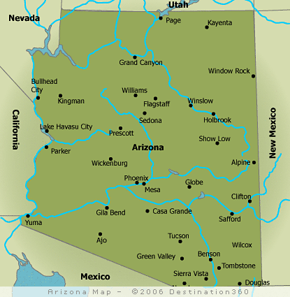 Arizona Cruisers | Arizona map, Arizona, Arizona state map