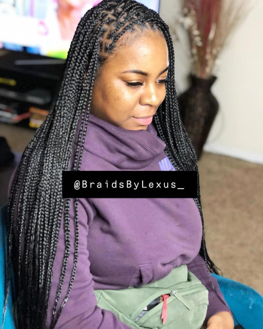 pic Knotless Long Small Box Braids Hairstyles box braids hairstyles