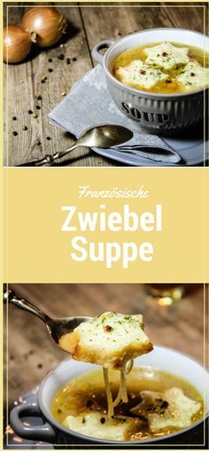 Französische Zwiebelsuppe #easyshrimprecipes