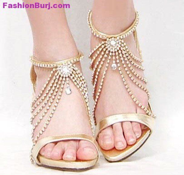 Indian Bridal Wedding Shoes | Bridal shoe, Bridal wedding shoes and ... Bridal Shoes 4
