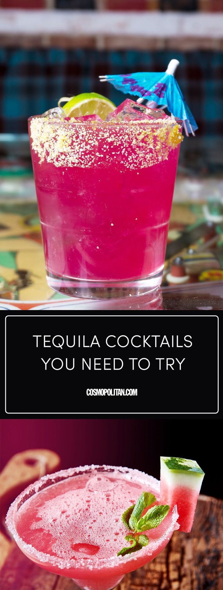 Tequila Cocktails - Recipes for Tequila Drinks #cocktails #tequila #tequiladrinks