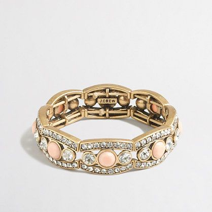 Crystal Peach Bracelet Shiny Things Pinterest Crystals J Crew Factory Crystal Peach Bracelet