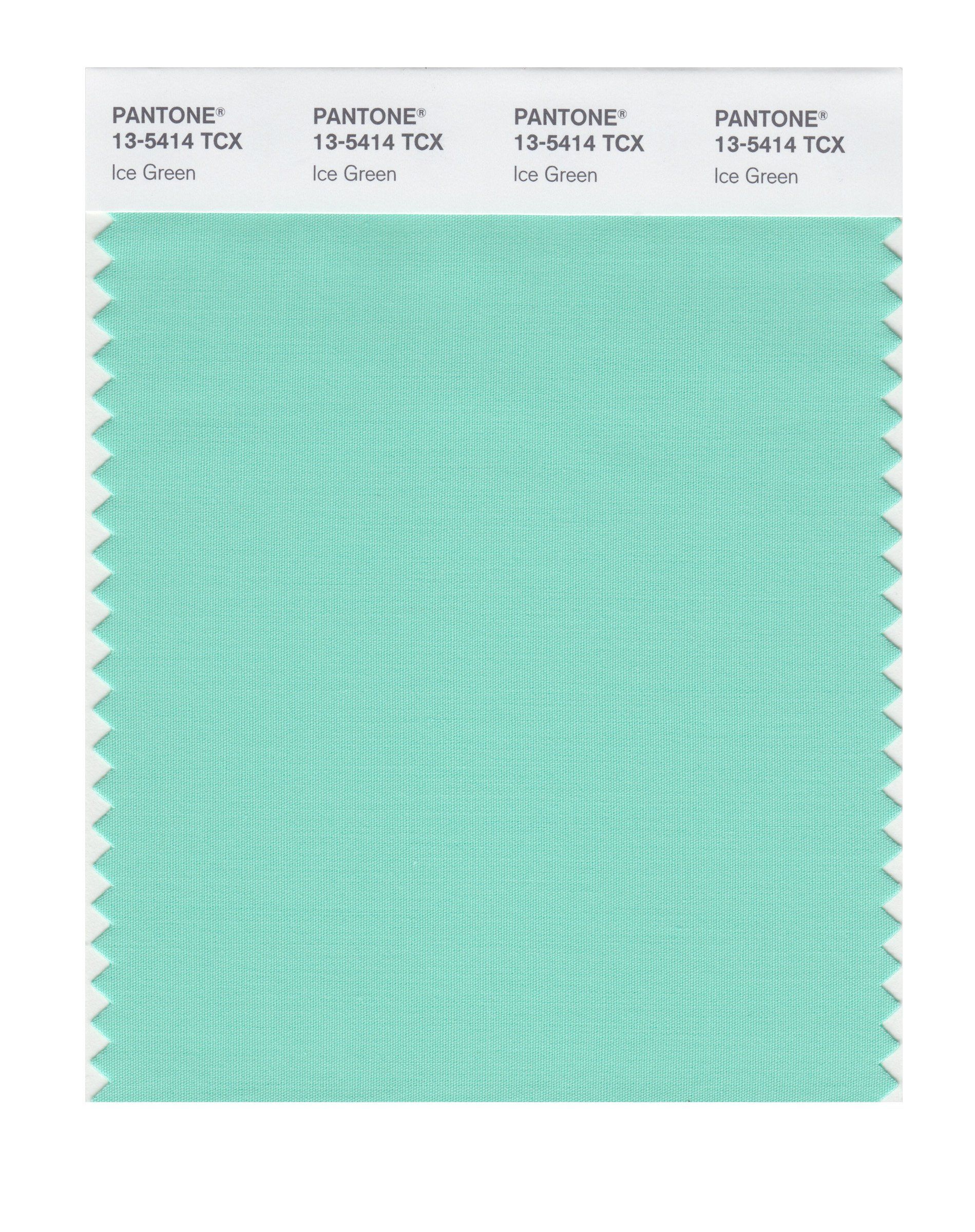 pantone's color swat list for the pantone collection in aqua green ...