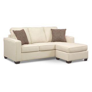 Sterling Beige Queen Innerspring Sleeper Sofa W Chaise Home Sterling Beige Queen Innerspring Sleeper Sofa W Chaise