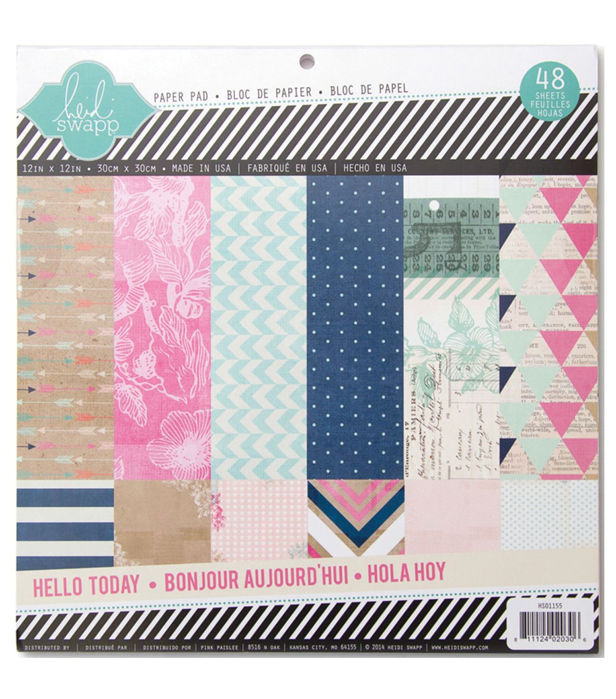 American Crafts Heidi Swapp Paper Pad 12 X 12 Inches Best Of Heidi Swapp