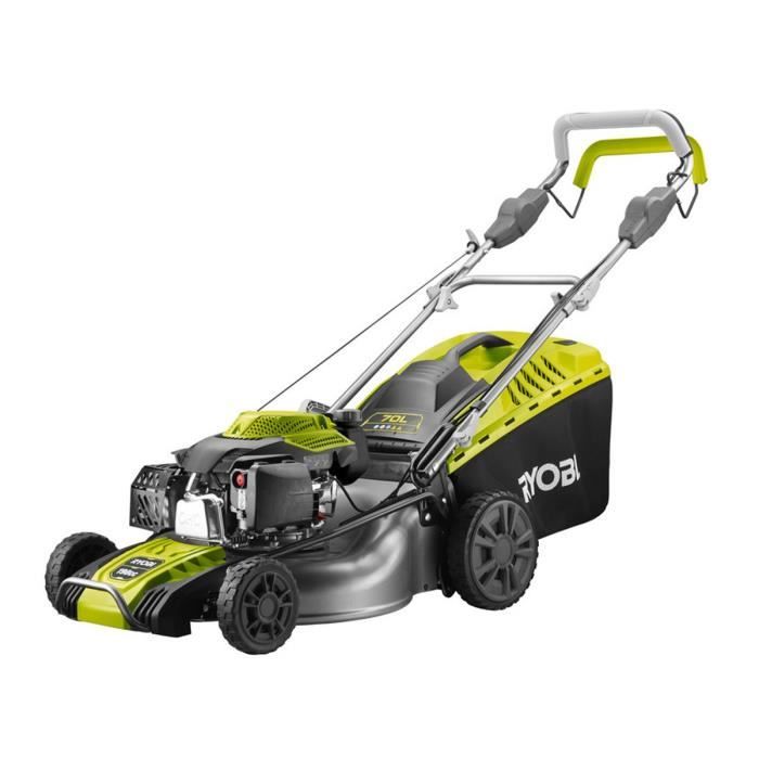 RYOBI Tondeuse thermique 4 en 1 Subaru 175 cm³ Tondeuse thermique, Grandes roues, Tondeuse RYOBI Tondeuse thermique 4 en 1 Subaru 175 cm³ Tondeuse thermique, Grandes roues, Tondeuse